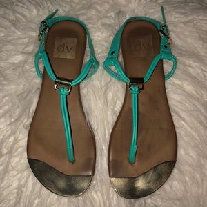 Teal Sandals
